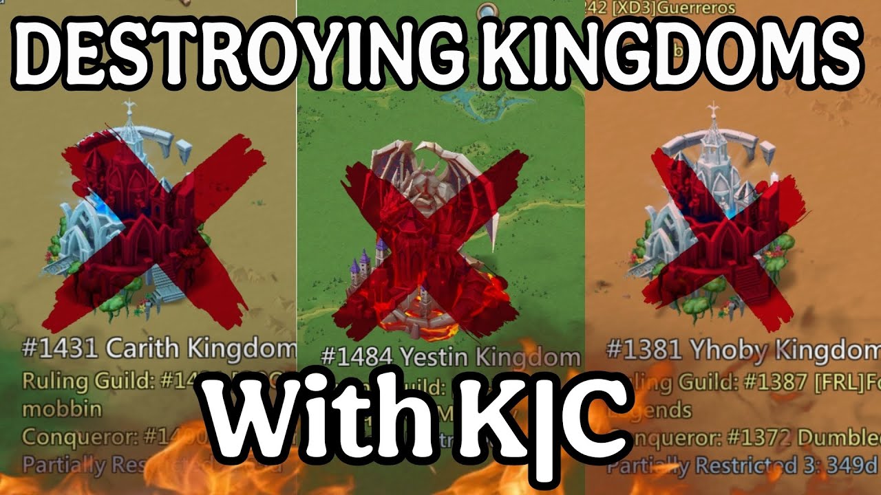 DESTROYING KINGDOMS WITH K|C ! | Part 1 | Lords Mobile Chalice Invading