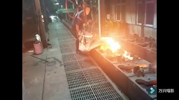 Green sand ring casting,Fully automatic horizontal moulding line,removable flask molding machine