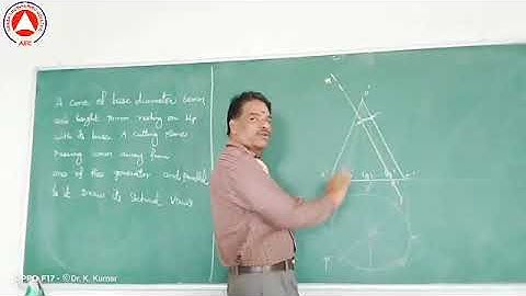 Lecture 7 Section of Solids    Cone 1