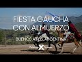 Buenos aires argentina  fiesta gaucha con almuerzo