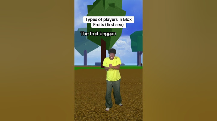 Types of players in Blox fruits (first sea)