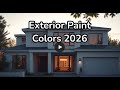 Exterior Paint Colors 2026: 10 Best Colors for Modern Houses and Buildings
