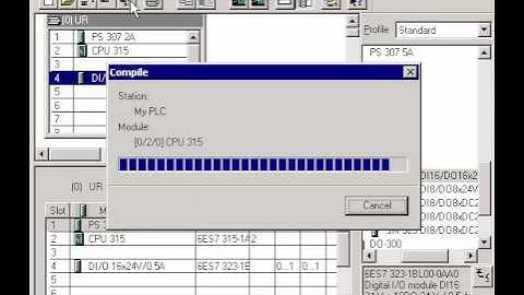 PLC S7 - 300 Basics, Lesson2, Frist Project Siemens CPU S7 300