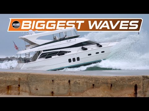 Boats in the BIGGEST Waves I've Ever Seen at Haulover Inlet