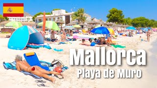 🇪🇸WALKING TOUR PLAYA DE MURO BEACH- MALLORCA (MAJORCA) BALEARIC ISLANDS - July 19, 2022