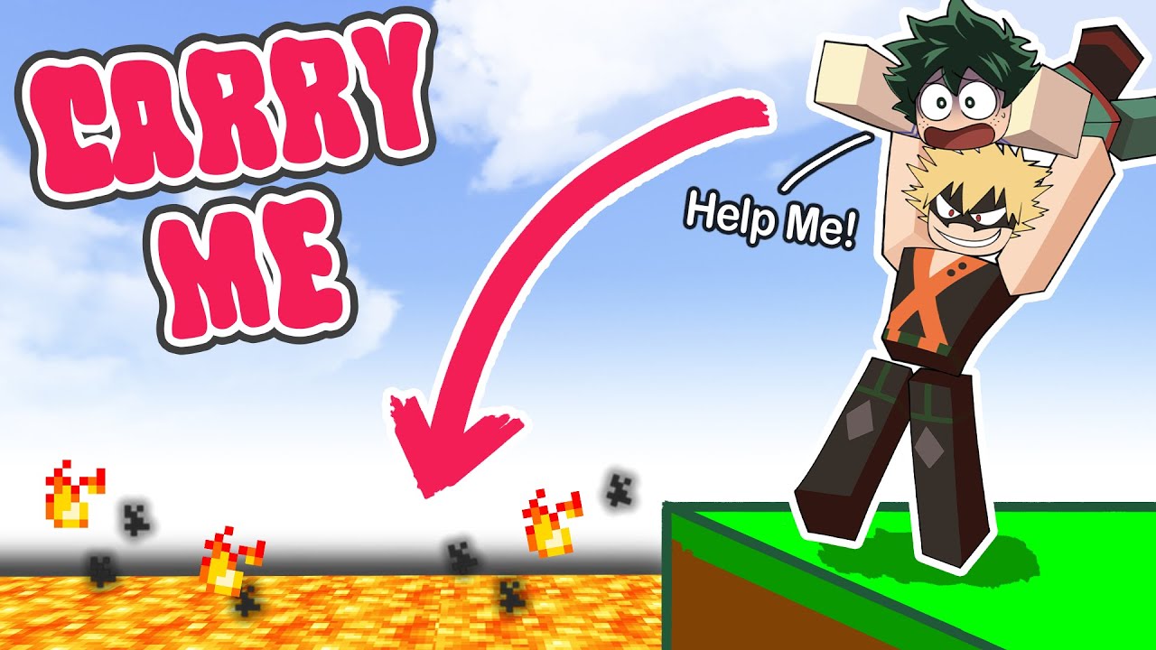 Roblox CARRY ME с Бакуго и Деку 【ЗАБАВНЫЕ МОМЕНТЫ】