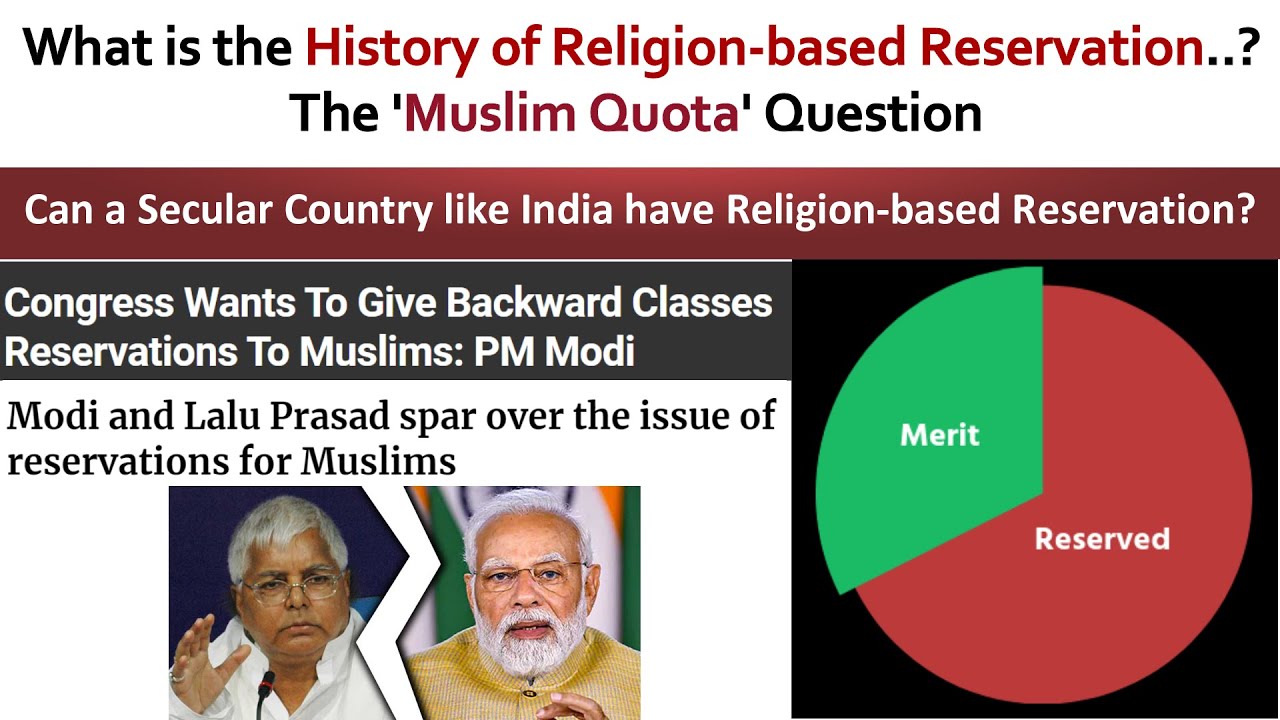 What is the History of Religion-based Reservation | How States dealt with Muslim Reservation | UPSC