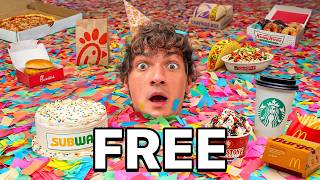 How Much FREE Food Can You Get On Your Birthday