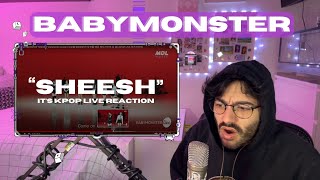 THEY ARE SOO GOODDD!! I BABYMONSTER “SHEESH” Band LIVE Concert 😈 [it’s KPOP LIVE - REACTION