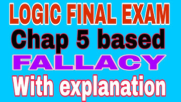 🔴Logic and critical Thinking Final exam part 3