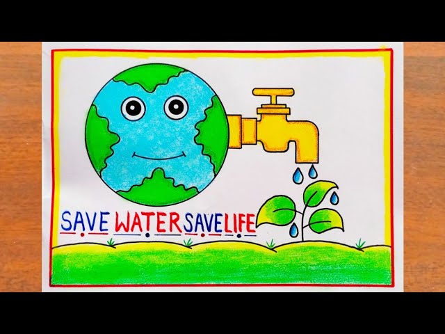 Conserve it and preserve Life. Save water and save future. 34747489 Vector  Art at Vecteezy