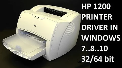 HOW TO DOWNLOAD AND INSTALL HP LASERJET 1200 SERIES DRIVER ON WINDOWS 7..8..10