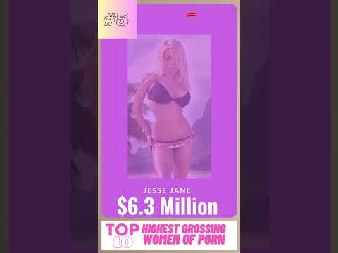 Top 10 Highest Grossing Women In Porn! #Shorts