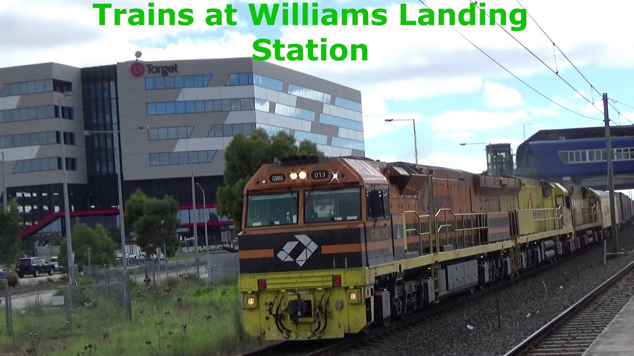 Trains at Williams Landing Station YouTube