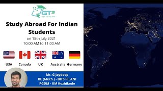 Pursue Higher Studies Abroad - For Indian Students