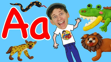 Animal Alphabet Phonics Song For Kids | Wild Animals | Learn English Children