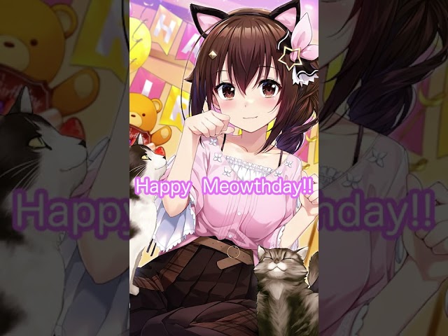 ときのそら「Happy Meowthday!!」Teaser #Shortsのサムネイル