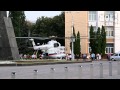 Вертолёты Владимира Путина в центре Воронежа