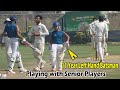 11 year left hand batsman is playing 1st time with senior players