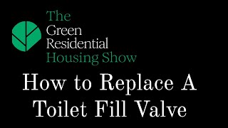 How to Replace a Toilet Fill Valve by Green Residential 37 views 2 months ago 8 minutes, 7 seconds