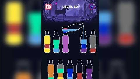 Water Sort Puzzle Level 30 Walkthrough Solution 