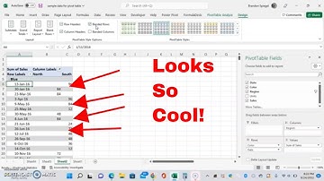 Add and Edit Banded Rows and Columns For A Pivot Table In Microsoft Excel! #tutorial #howto #excel