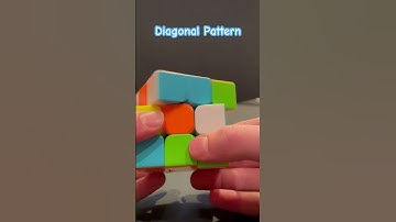 Diagonal Pattern #rubikscube #rubikscubepattern #rubiks