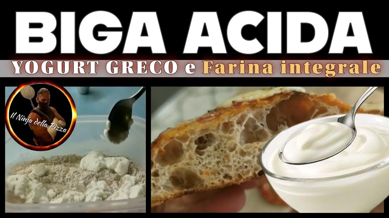 BIGA ACIDA - Con Yogurt Greco e Farina Integrale - UNA BOMBA!!!!