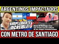 Argentinos IMPACTADOS con Metro de Santiago 🇨🇱 Medallero Panamericano 2023