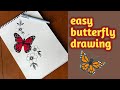 How To Draw Easy Bufferfly With Ball Pen ?Kaise Easy Bufferfly Draw Kar sakte Hain ? 