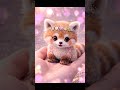 Dreamy Cute Animals - an imaginary baby red panda #animals #baby #adorable #pets #funny #imaginary