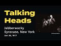 Capture de la vidéo Talking Heads - 1977.01.26 - Jabberwocky - Syracuse, Ny | Live Concert Audio