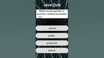 7. Java Quiz | Crack Interview @AnandhTechSolutions #aws #java #python #coding #shorts #quiz #cloud