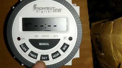 Frontier Timer program setting for egg rotation #EggRotation #TimerSetting #Frontier #incubator