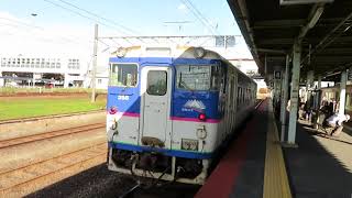 室蘭本線キハ40形 苫小牧駅到着 JR Hokkaido Muroran Main Line KiHa40 series DMU