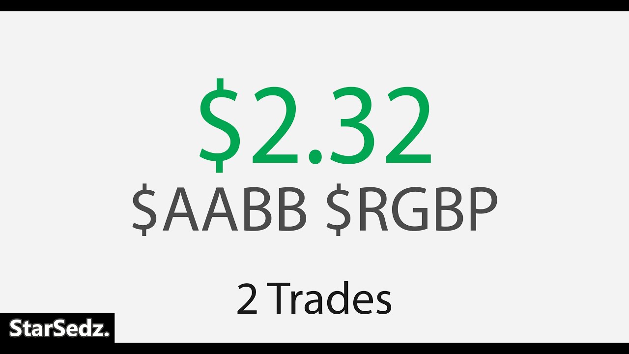 Trading $AABB $RGBP Morning Panics & Missing $TGGI's Best Case Scenario - Live Daytrading Commentary