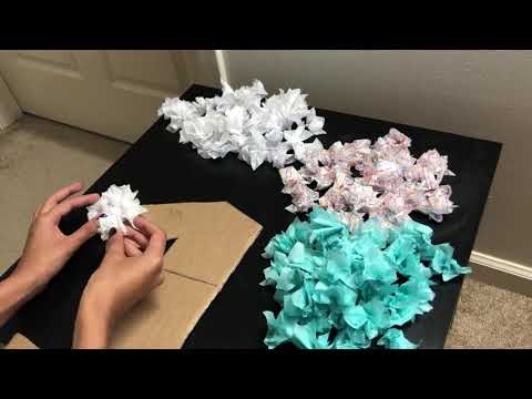 Easy Tissue paper Number/Alphabet tutorial