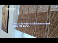 Durable woven bamboo for long-lasting beauty. Window Lady custom bamboo roman shade