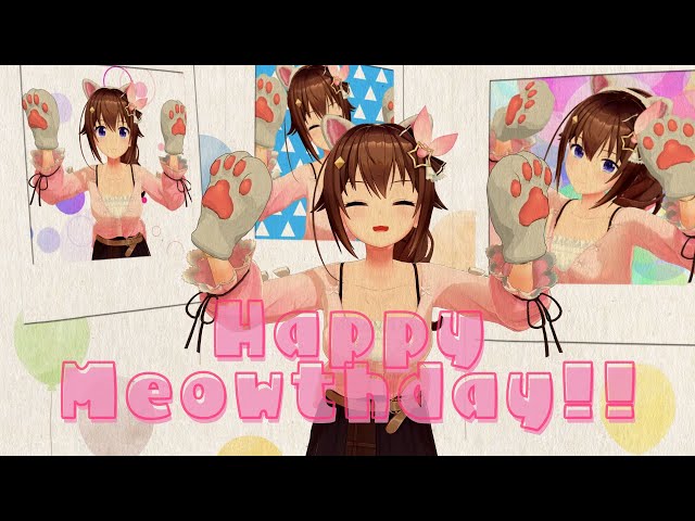 Happy Meowthday!! Music Video【オリジナル楽曲】のサムネイル