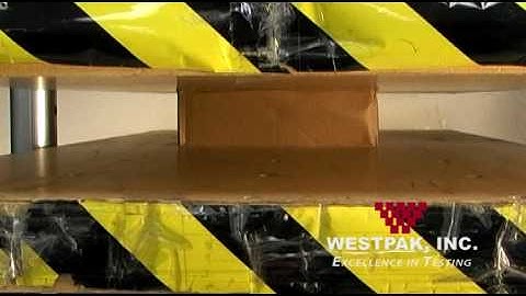 Package Compression Test ASTM D642 at Westpak Inc.