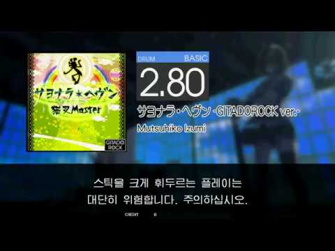 Gitadora サヨナラ・ヘヴン -GITADOROCK ver.- Basic drum