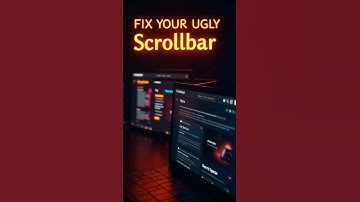 Scroll Bar Customization you must know 🚀🧑🏻‍💻 ....|#webdesign #webdevlopment