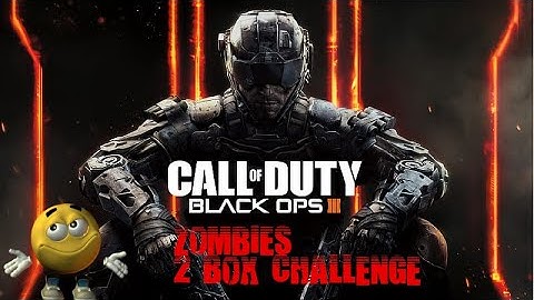 COD Black ops 3 zombies TWO BOX CHALLENGE (Town reimagined)