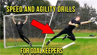Speed And Agility Drills For Goalkeepers  - Goalkeeper Tips And Drills  - Training Tutorial