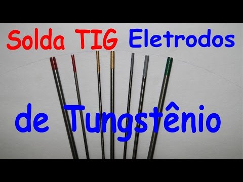 Vídeo: Eletrodos de tungstênio para soldagem: tipos, marcação