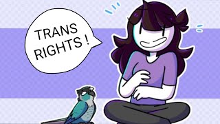 Jaiden animations says trans rights !