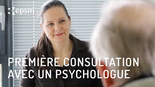 Première consultation avec un psychologue