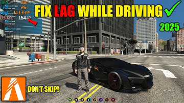 Fix Lag While Driving in FiveM (GTAV) With Proof Don