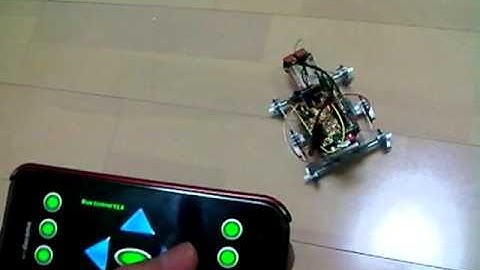 Tamiya Remote Control Insect  (6legs robot) with Arduino + Bluetooth + Android. No.2