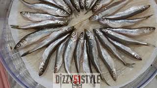 КАК БЫСТРО ЗАВЯЛИТЬ КОРЮШКУ в дегидраторе / ПРОСТОЙ СПОСОБ засолка рыбы -  РЕЦЕПТ #dizzy51style